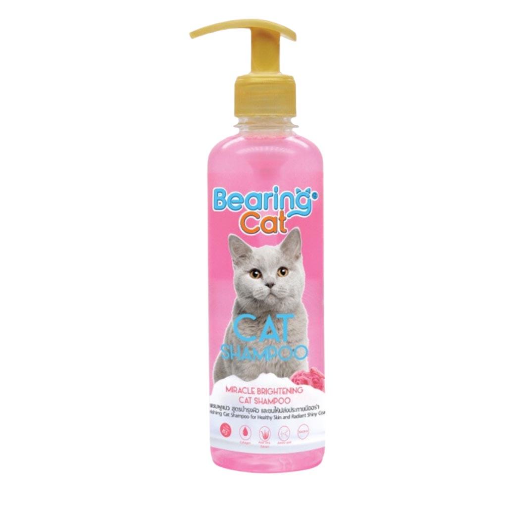 BEARING Cat Shampoo แชมพูแมว แชมพูอาบน้ำแมว สูตรอ่อนโยน สำหรับแมวทุกสายพันธุ์ มีให้เลือก 2 ขาด