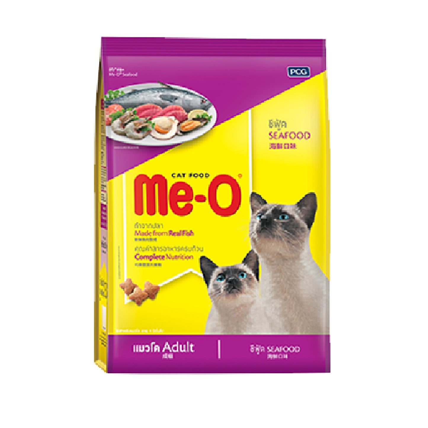 Me-O อาหารแมว มีโอ ขนาด 1.1-1.2 กก.(kg)