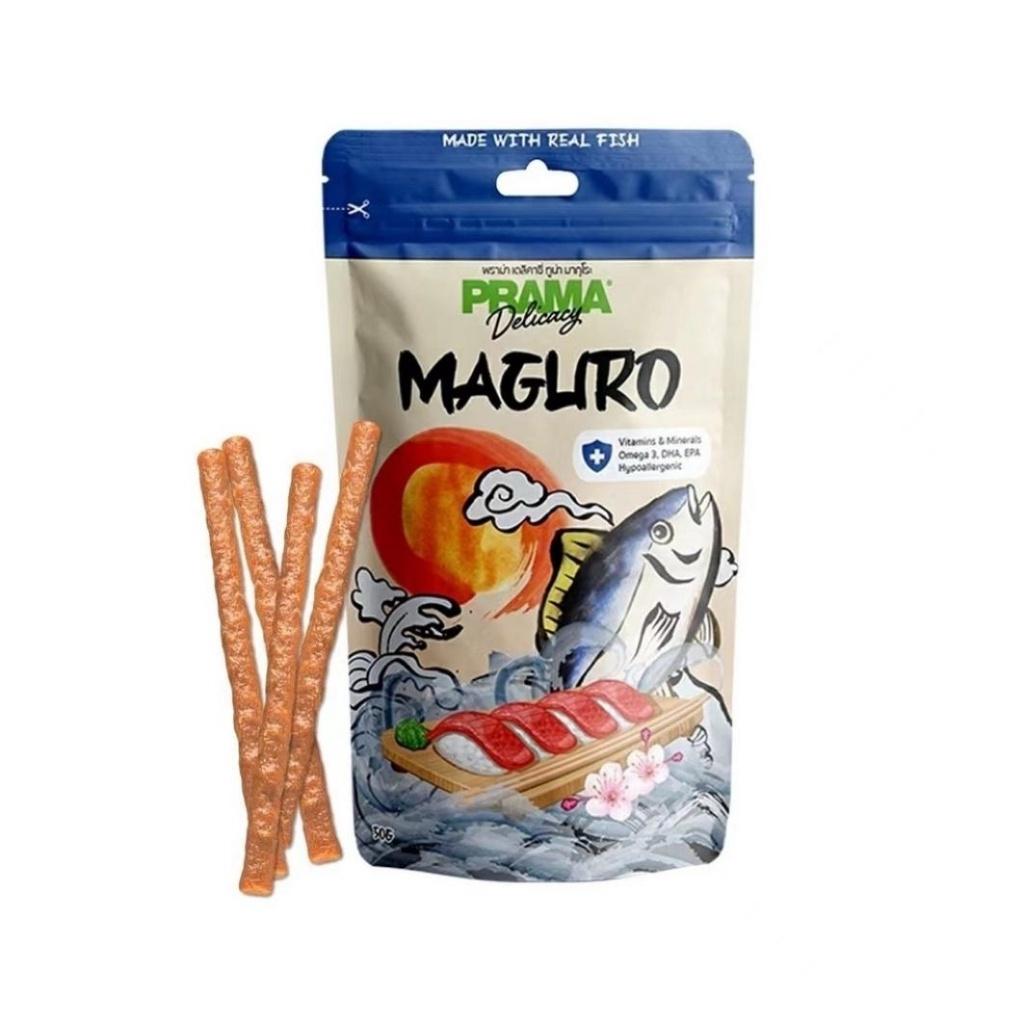 Prama พราม่า ขนมสุนัข Dog Snack ผลิตจากเนื้อไก่แท้ 50 - 70 กรัม