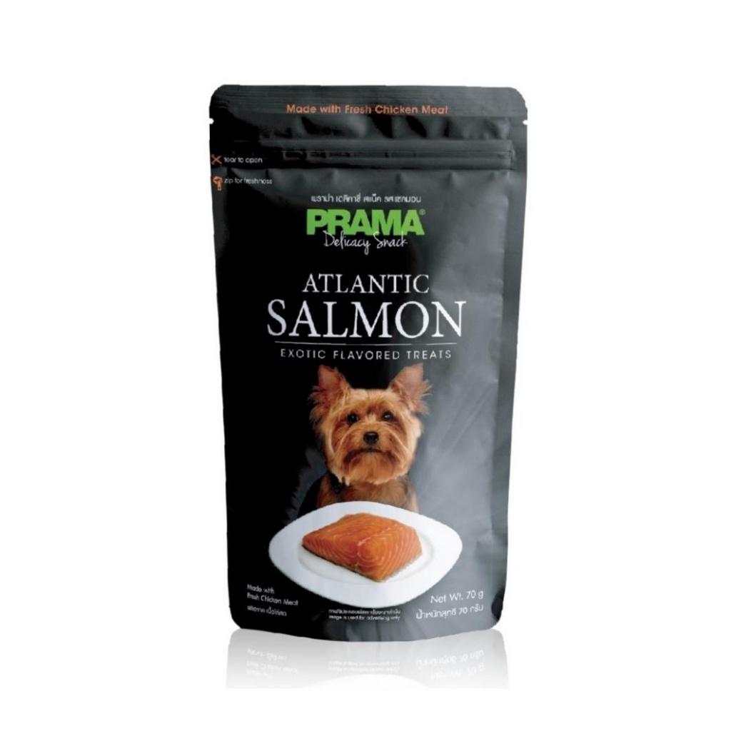 Prama พราม่า ขนมสุนัข Dog Snack ผลิตจากเนื้อไก่แท้ 50 - 70 กรัม