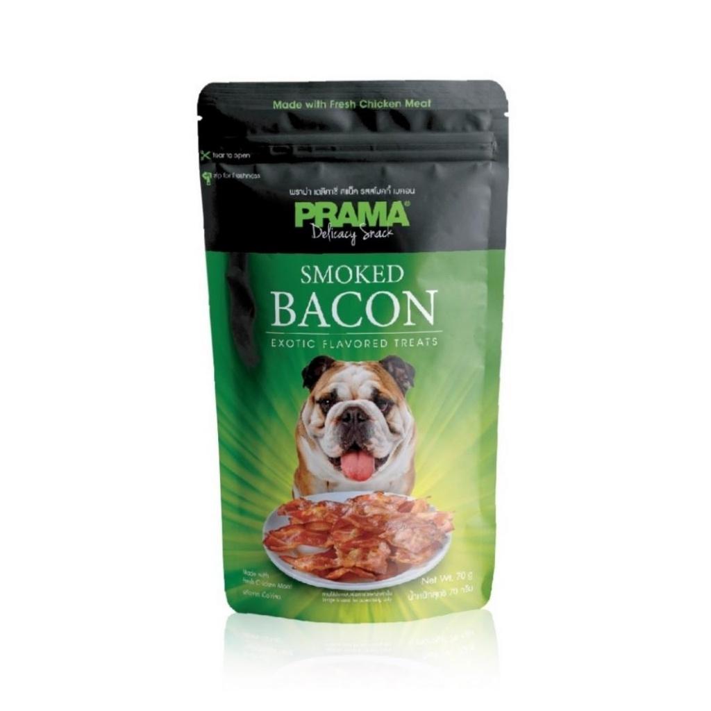 Prama พราม่า ขนมสุนัข Dog Snack ผลิตจากเนื้อไก่แท้ 50 - 70 กรัม