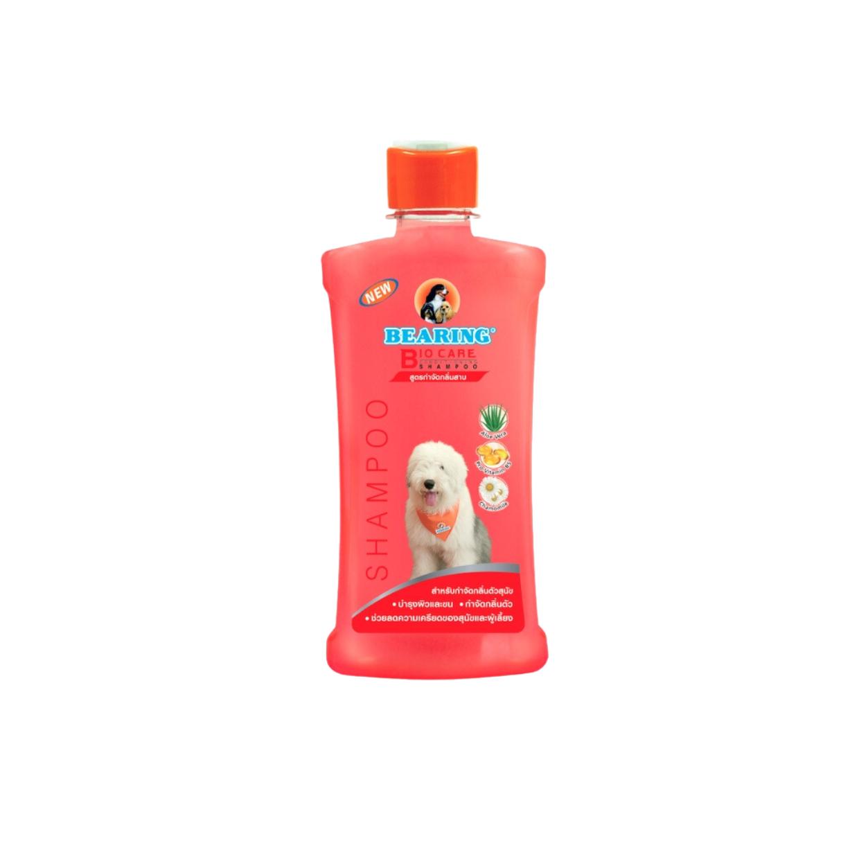 BEARING Bio Care Conditioning Shampoo แชมพูสุนัข แมว ผสมครีมนวดเข้มข้น สูตรอ่อนโยน ออแกนิค ขนาด 300 มล.(ml.)