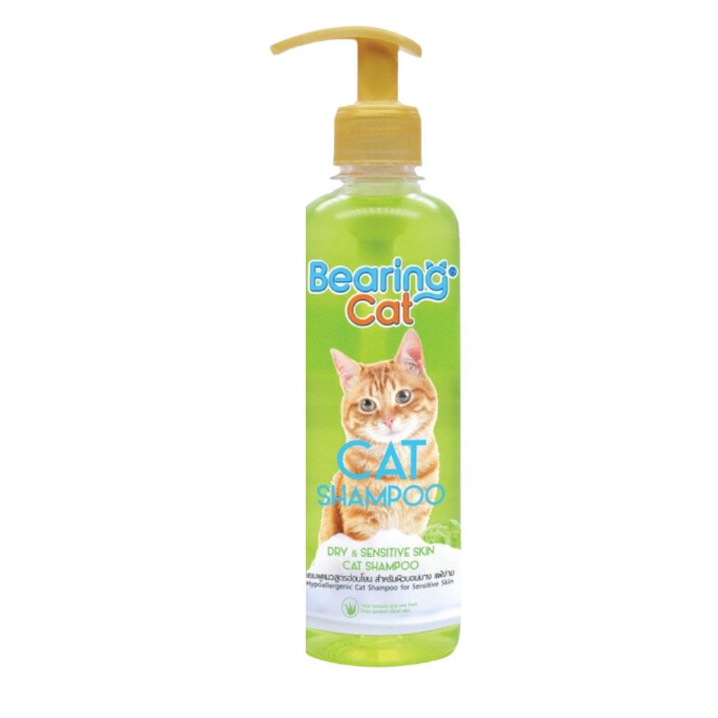 BEARING Cat Shampoo แชมพูแมว แชมพูอาบน้ำแมว สูตรอ่อนโยน สำหรับแมวทุกสายพันธุ์ มีให้เลือก 2 ขาด