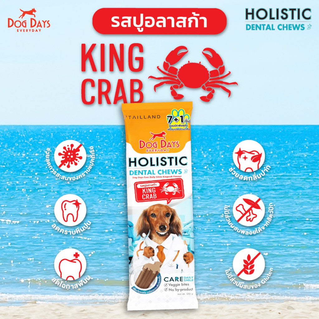 Dog Days Dental Chews ขนมขัดฟันขนมสุนัข ฝึกสุนัข ขนาด 100-120 กรัม