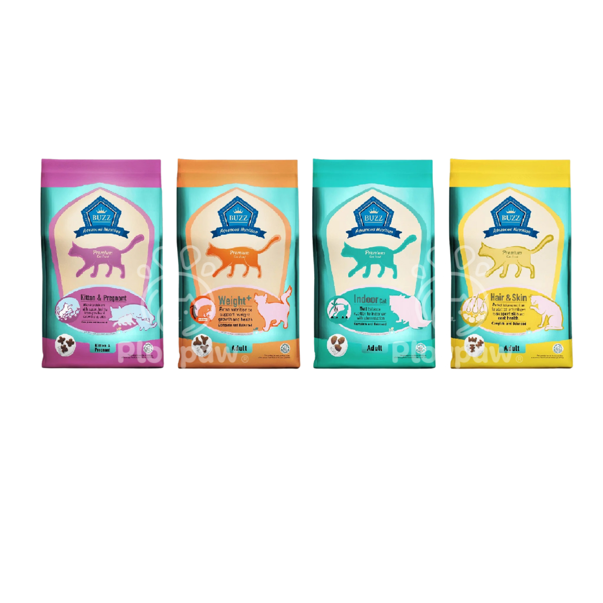 [1kg.] Buzz Balance+ Advanced Nutrition อาหารแมวพรี่เมี่ยมบัซซ์ ขนาด 1 กก. อาหารแมว buzz 1 kg อาหาร แมว