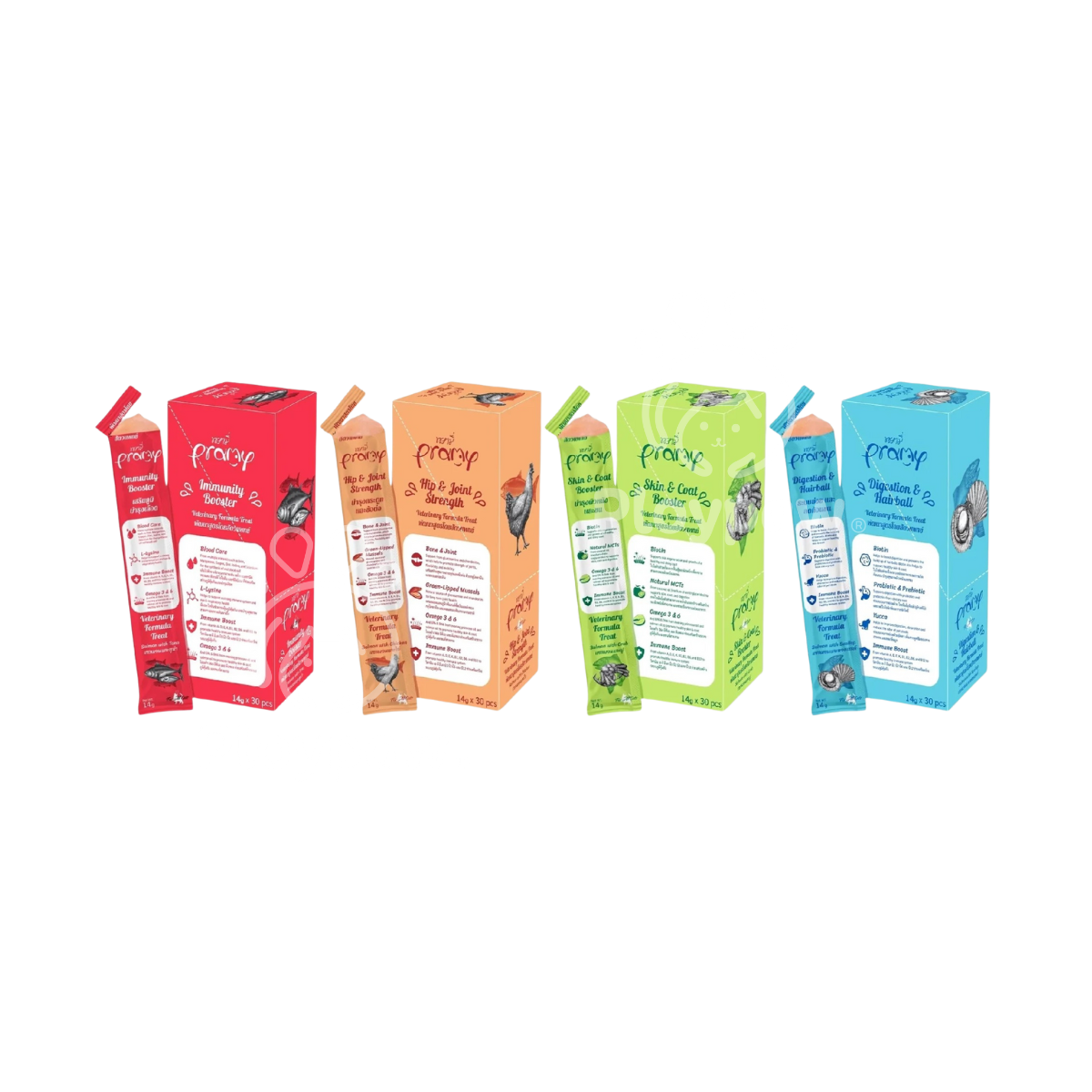 [ยกกล่อง 30 ซอง] Pramy แมวเลียพรามี่ วิตามินในรูปแบบแมวเลีย ขนาดซอง 14 กรัม