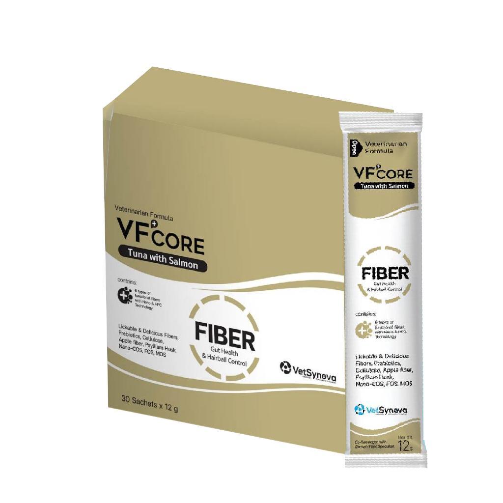 [ขายปลีก] VF+ Core ขนมแมวเลีย วีเอฟพลัส คอร์ อาหารเสริมรูปแบบขนมแมวเลีย วิตามินรวม เสริมภูมิคุ้มกัน ขนาด 12กรัม/ซอง
