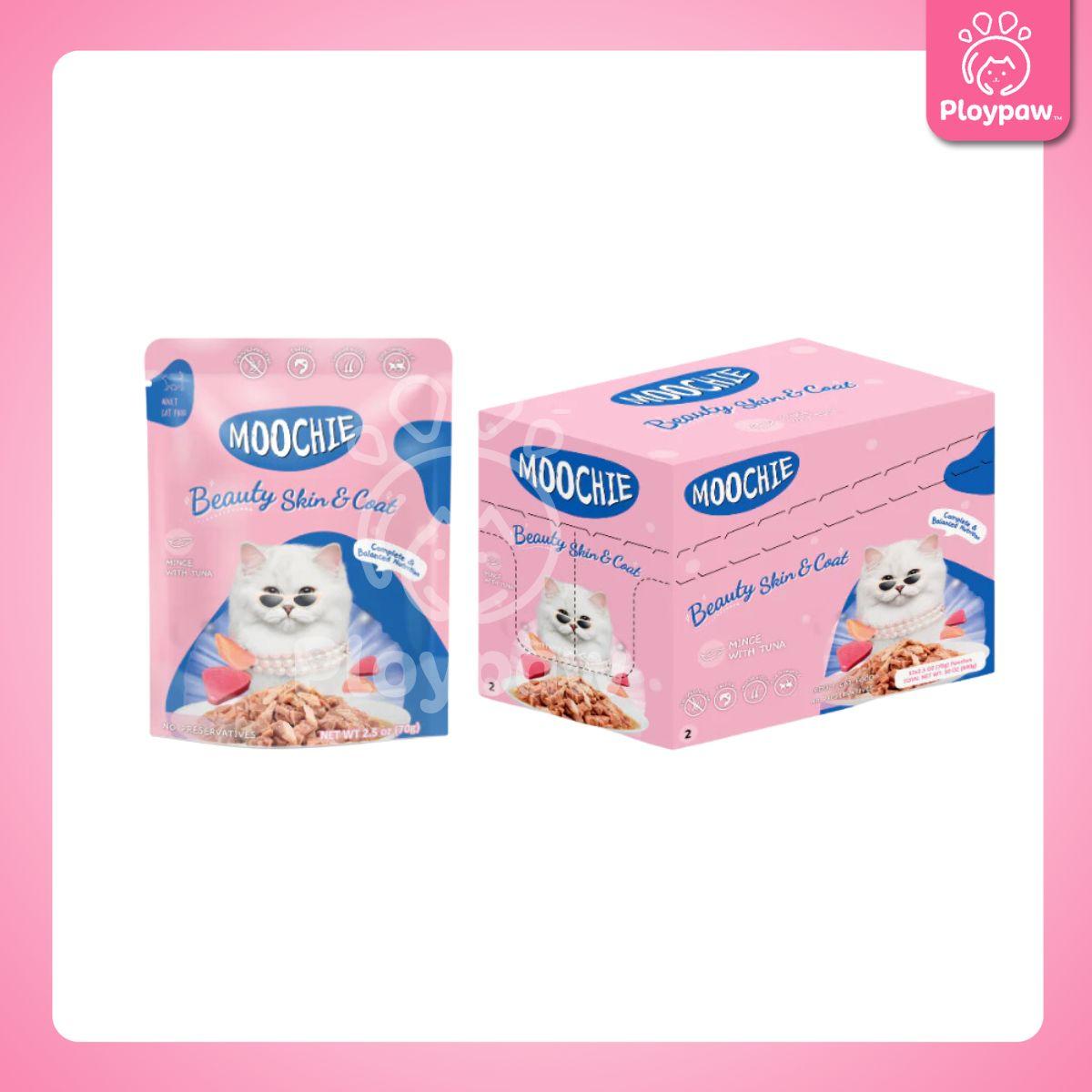 [ยกโหล 12 ซอง] Moochie Pouch มูชี่ อาหารเปียกแมว เพาซ์ 70 กรัม(g.)