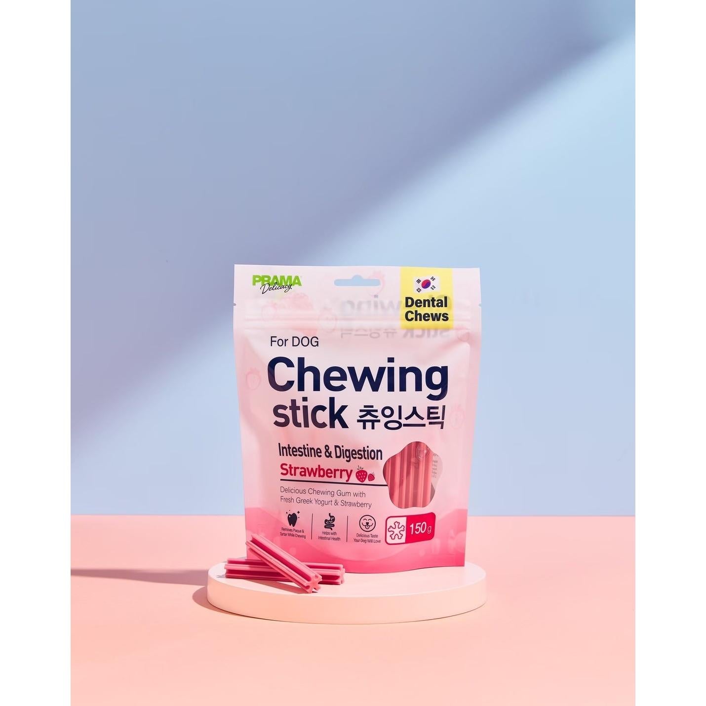 [150g.] Prama Chewing Stick พราม่า ชูวิ่ง สติ๊ค ขนมขัดฟันสุนัข ขนมสุนัข