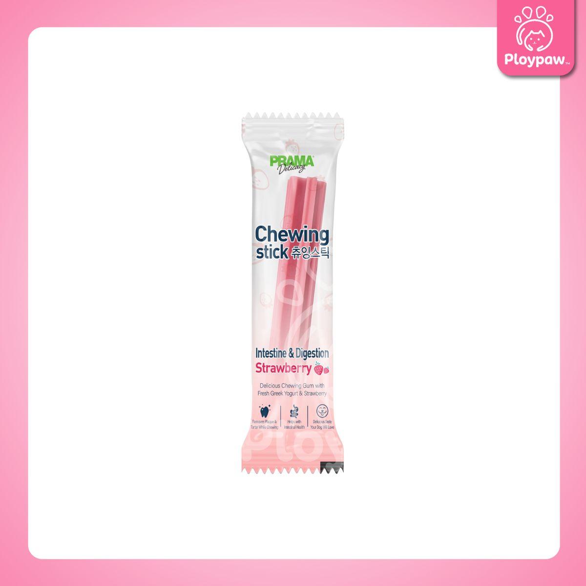 [ปลีก 1 ชิ้น] Prama Chewing Stick พราม่า ชูวิ่ง สติ๊ค ขนมขัดฟันสุนัข ขนมสุนัข