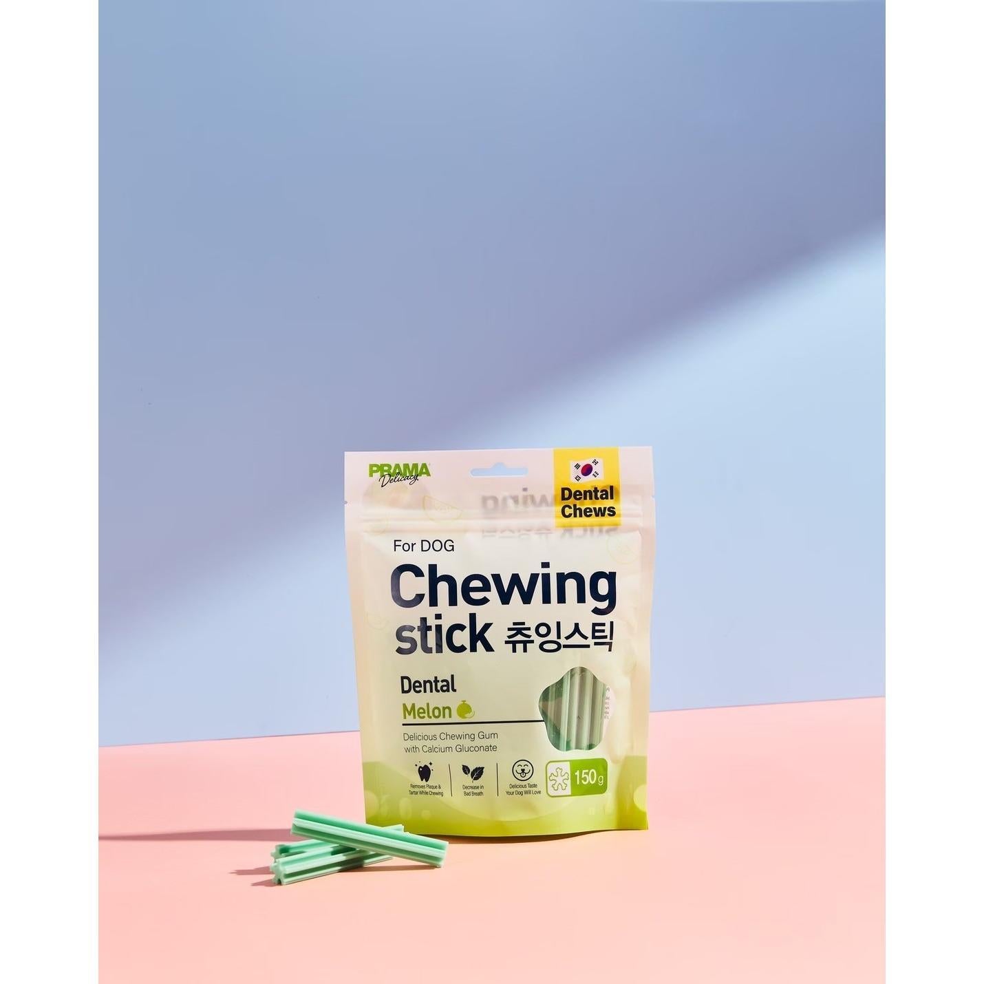 [150g.] Prama Chewing Stick พราม่า ชูวิ่ง สติ๊ค ขนมขัดฟันสุนัข ขนมสุนัข
