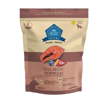 [800g.] Buzz Netura Holistic อาหารสุนัข โฮลิสติก เกรนฟรี บัซซ์ สำหรับสุนัขทุกสายพันธุ์ ขนาด 800 กรัม อาหาร  ลูกสุนัข