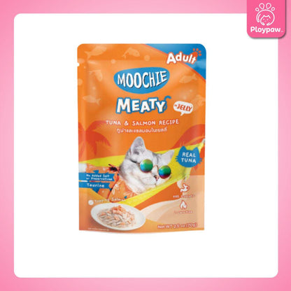 [ยกลัง 48 ซอง] Moochie Pouch มูชี่ อาหารเปียกแมว เพาซ์ 70 กรัม(g.)