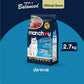 [2.7Kg.]Monchou Balance มองชู อาหารแมวแบบเม็ด สูตรบาลานซ์ ขนาด 2.7 กก.(Kg.)