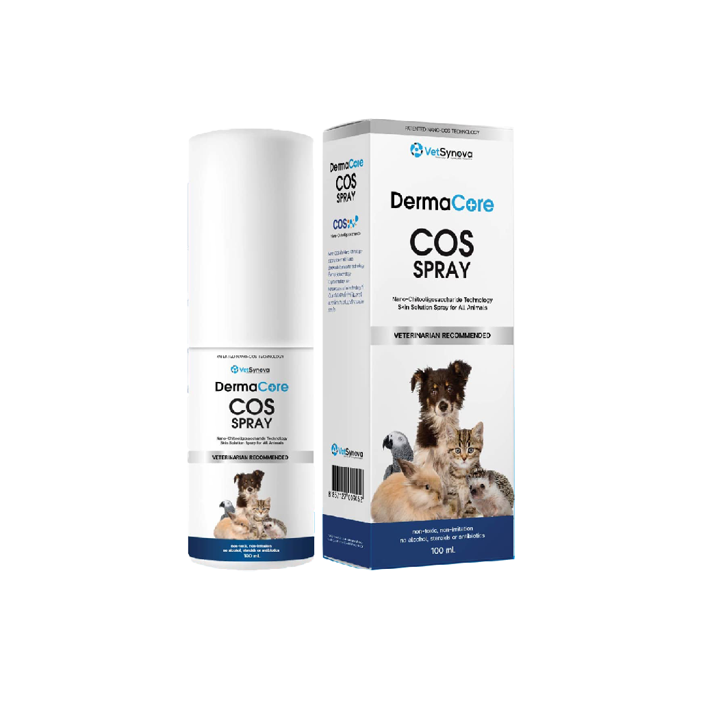 Dermacore COS Spray สเปรย์ประกอบรักษาโรคผิวหนังติดเชื้อ สำหรับสัตว์เลี้ยงทุกชนิด