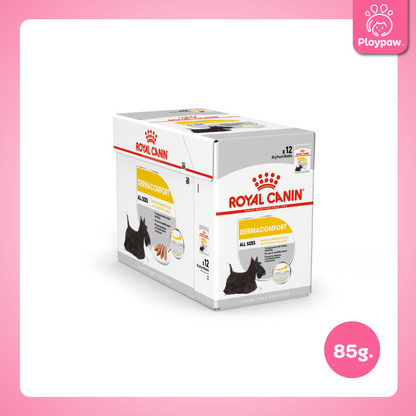 [ยกกล่อง 12 ซอง] Royal Canin อาหารเปียกสุนัข สูตรเฉพาะสำหรับสุนัข ขนาด 85 กรัม