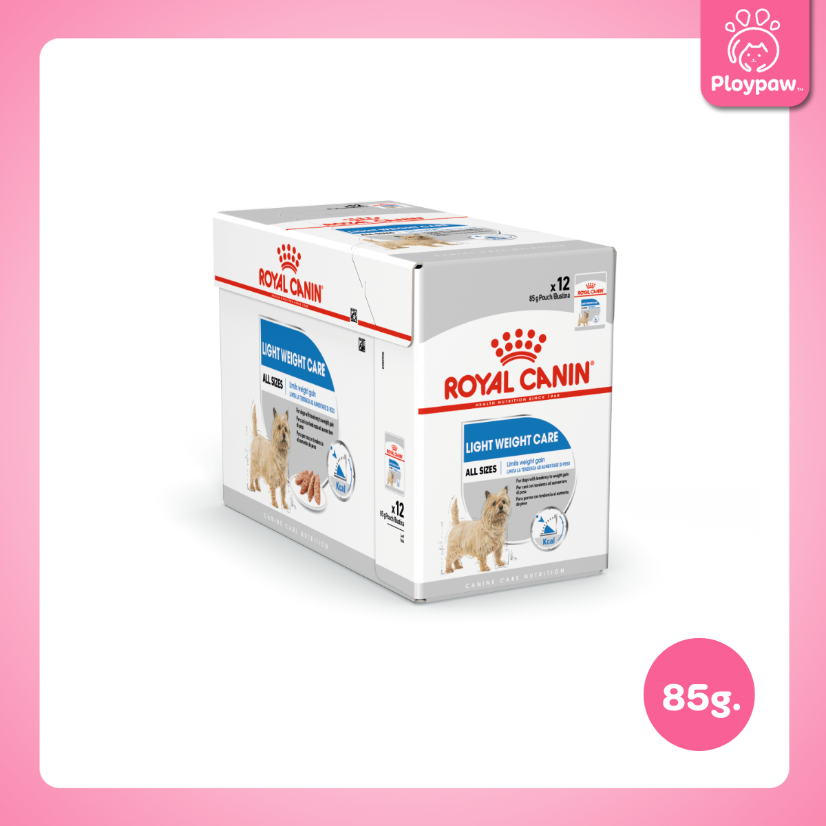 [ยกกล่อง 12 ซอง] Royal Canin อาหารเปียกสุนัข สูตรเฉพาะสำหรับสุนัข ขนาด 85 กรัม