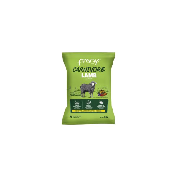 [ขนาดทดลอง 50 กรัม] อาหารเม็ดแมว พรามี่ Pramy Carnivore Premium + Gluten Free NON GMO พรามี่คานิวอร์ อาหารเม็ด ขนาด 1 กก.