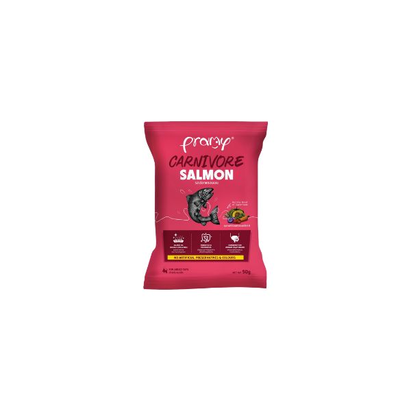 [ขนาดทดลอง 50 กรัม] อาหารเม็ดแมว พรามี่ Pramy Carnivore Premium + Gluten Free NON GMO พรามี่คานิวอร์ อาหารเม็ด ขนาด 1 กก.