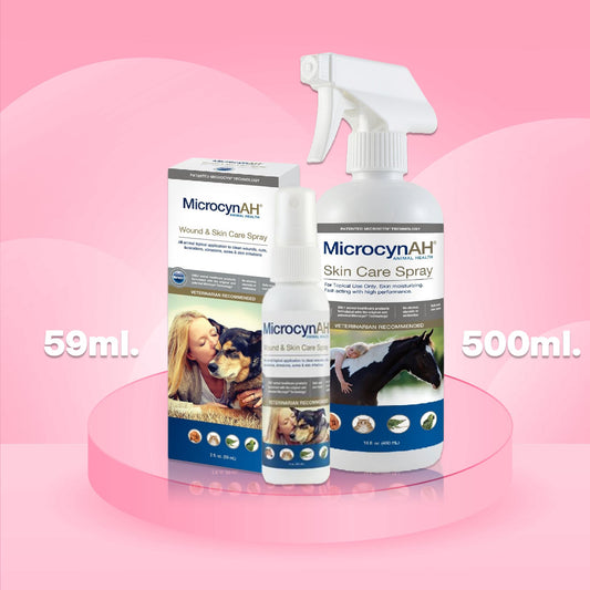 MicrocynAH Spray สเปรย์สำหรับสัตว์เลี้ยง มีให้เลือก 3 ขนาด