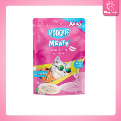 [ยกลัง 48 ซอง] Moochie Pouch มูชี่ อาหารเปียกแมว เพาซ์ 70 กรัม(g.)