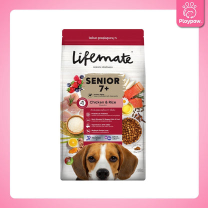 [S] Lifemate ไลฟ์เมท อาหารเม็ดสุนัข อาหารเม็ดเกรดพรีเมี่ยม เกรนฟรี สำหรับสุนัขโต ขนาด 1-2 kg