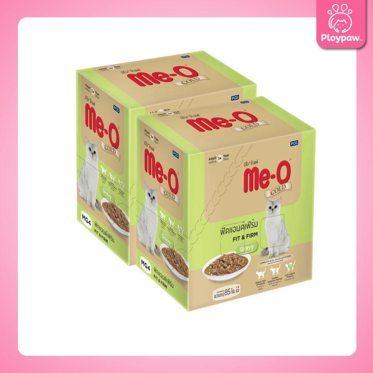 [ยกลัง 24 ซอง] Me-o Gold อาหารเปียกแมว มีโอ โกลด์ สูตร Complete & Balanced ขนาด 85 กรัม