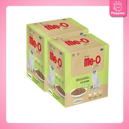 [ยกลัง 24 ซอง] Me-o Gold อาหารเปียกแมว มีโอ โกลด์ สูตร Complete & Balanced ขนาด 85 กรัม
