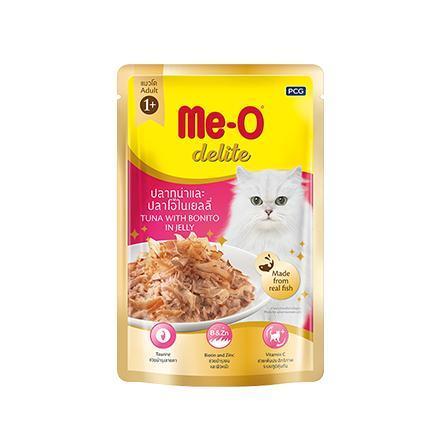 [ปลีก 1 ซอง] Me-O Delite อาหารแมวเปียก มีโอ ดีไลท์ ขนาด 70 กรัม(g)