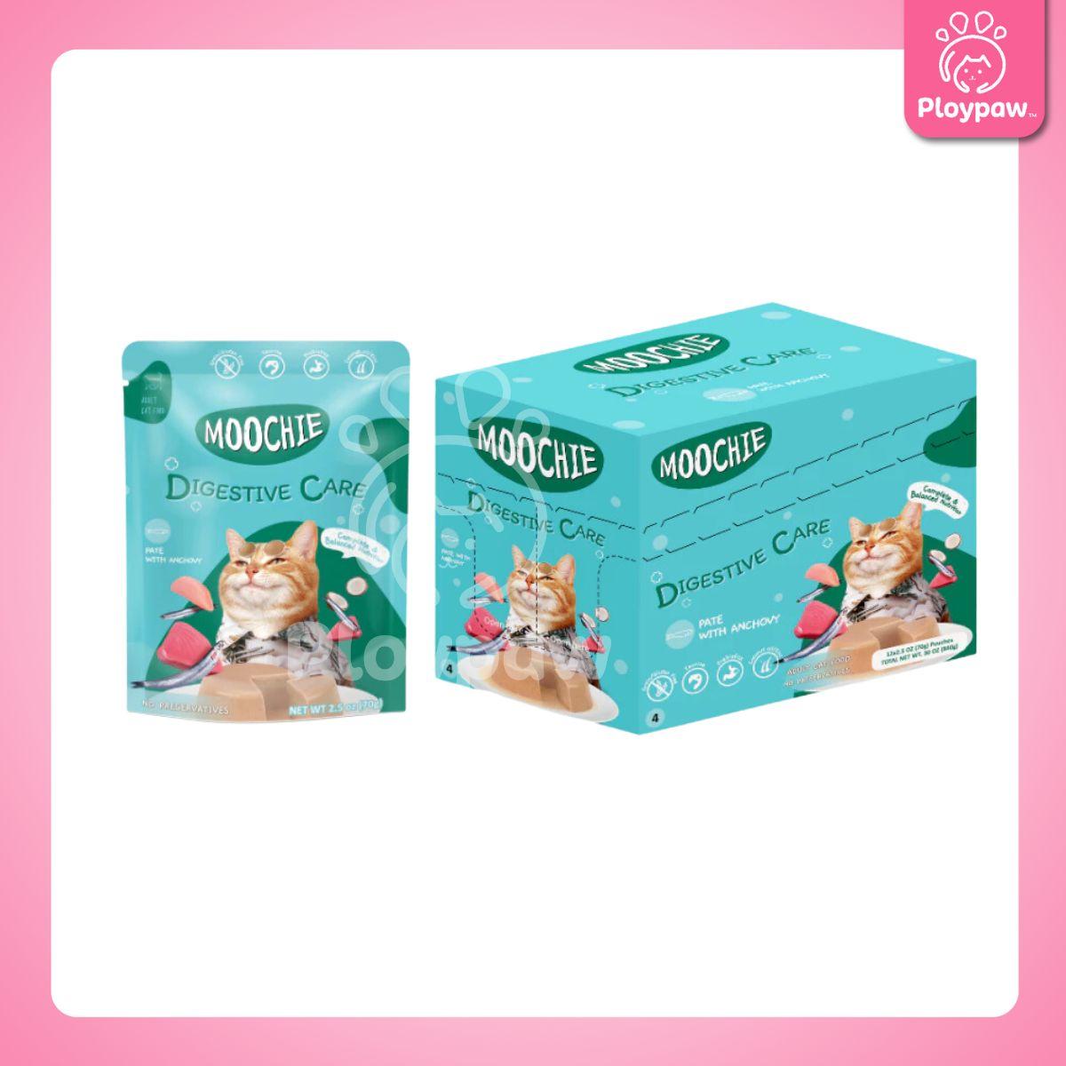 [ยกโหล 12 ซอง] Moochie Pouch มูชี่ อาหารเปียกแมว เพาซ์ 70 กรัม(g.)