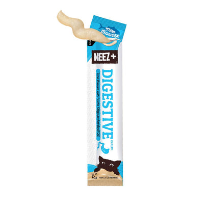 [ปลีก 1 ซอง] Neez+ Mousse ขนมแมวเลียนีซพลัส เนื้อเนียนนุ่ม สำหรับแมว 2 เดือนขึ้นไป ขนาด 12 กรัม(g.)