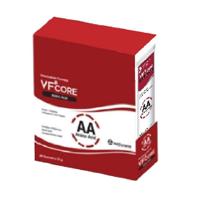 [ยกกล่อง 30 ซอง] VF+ Core ขนมแมวเลีย วีเอฟพลัสคอร์ วิตามินรูปแบบแมวเลีย ขนาดซอง 12 กรัม