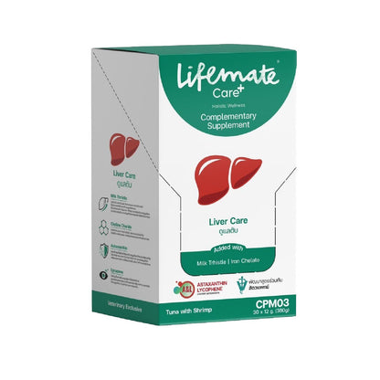 [ยกกล่อง 30 ซอง] Lifemate Care+ ขนมแมวเลียไลฟ์เมท ขนาด 12 กรัม