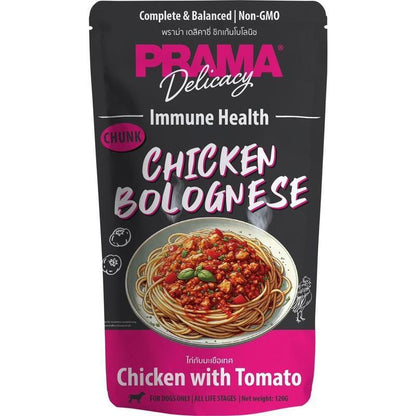 [ปลีก 1 ซอง] Prama อาหารเปียกสุนัข สูตร Complete and Balanced ขนาด 120 กรัม