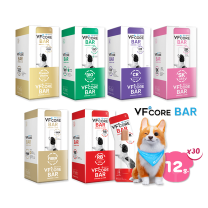 [ยกกล่อง] VF+Core Bar วิตามินบาร์ ขนมแท่งนิ่ม สำหรับสุนัข ทุกช่วงวัยขนาด 12-24 กรัม