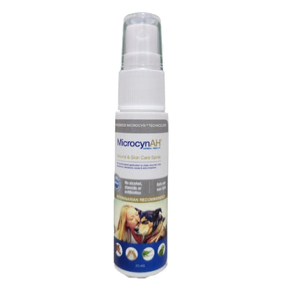 MicrocynAH Spray สเปรย์สำหรับสัตว์เลี้ยงทุกชนิด ขวดแบ่งฯ 20 มล. (อายุ 1 เดือนเท่านั้น)