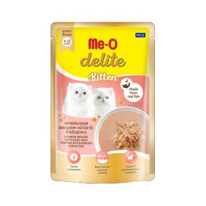 [ปลีก 1 ซอง] Me-O Delite อาหารแมวเปียก มีโอ ดีไลท์ ขนาด 70 กรัม(g)