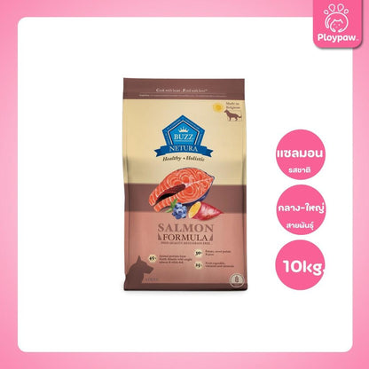 [ยกกระสอบ 10kg.] Buzz Netura Holistic อาหารสุนัข โฮลิสติก เกรนฟรี บัซซ์ สำหรับสุนัขทุกสายพันธุ์ ขนาด 800 กรัม