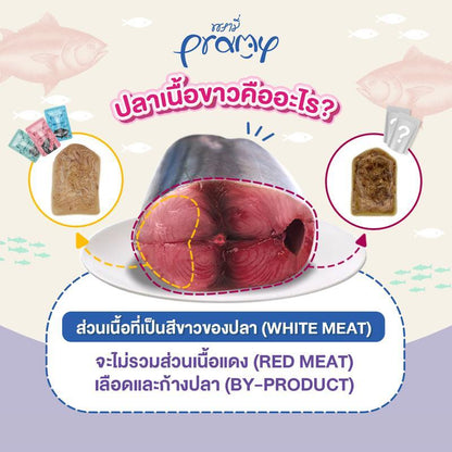 [ยกโหล 12 ซอง] Pramy Pouch Functional อาหารเปียกแมวพรามี่ ขนาดซอง 70 กรัม