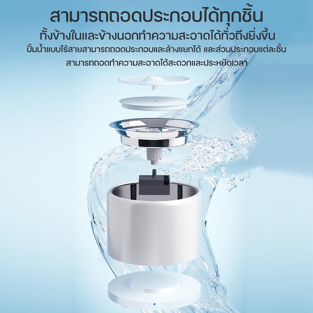 PETKIT Eversweet 3Pro Wireless Water Fountain (Global Version) ประกันศูนย์ไทย1ปี น้ำพุแมวอัตโนมัติ 3โปร ปั๊มน้ำไร้สาย ขนาด 1.8 ลิตร