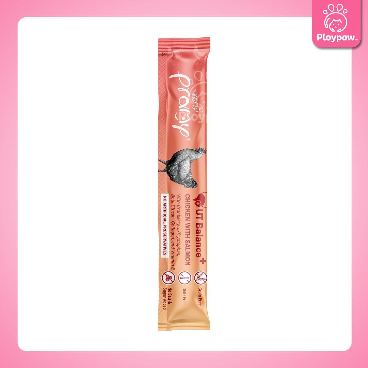 [ปลีก 1 ซอง] ขนมแมวเลีย พรามี่ สมูทตี้ Pramy Smoothie Creamy ขนาดซอง 14 กรัม(g.)