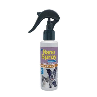 Mini Pet Nano Sparay สเปรย์ผิวหนัง สเปรย์นาโน ขี้เรื้อน ขนร่วง ไรหู 120 มล.(ml.)
