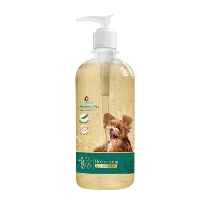 [450ml.] Bearing Aromatic Spa Dog Shampoo แชมพูสุนัข แชมพูอโรม่า สำหรับสุนัข กลิ่นหอมผ่อนคลายจาก Essential Oils อ่อนโยน 450 มล.(ml)