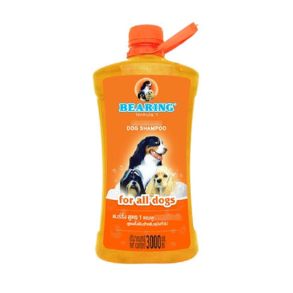 [3000ml.] BEARING Tick & Flea Dog Shampoo แชมพูสุนัข แชมพูอาบน้ำสุนัข ขจัดกลิ่นสาบ ขนาด 3000 มล.