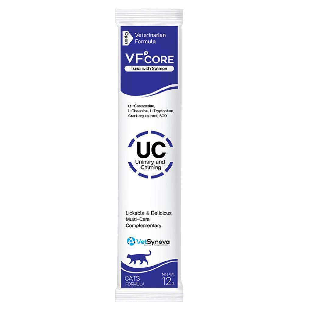 [ปลีก 1 ซอง] VF Core ขนมแมวเลีย วีเอฟพลัสคอร์ ขนมแมวเลีย ขนาดซอง 12กรัม