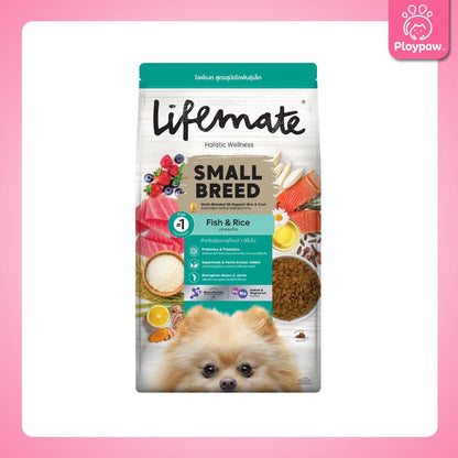 [M] Lifemate ไลฟ์เมท อาหารเม็ดสุนัข อาหารเม็ดเกรดพรีเมี่ยม เกรนฟรี สำหรับสุนัขโต ขนาด 2.5-3.5 kg