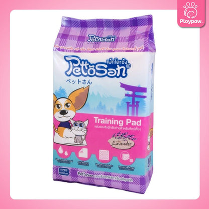 [แพ็ค 5 ชิ้น] Pettosan Training Pad เพ็ทโตะซัง แผ่นรองซับขับถ่ายสำหรับสัตว์เลี้ยง ขนาด 45x60 ซม. 5 ชิ้น