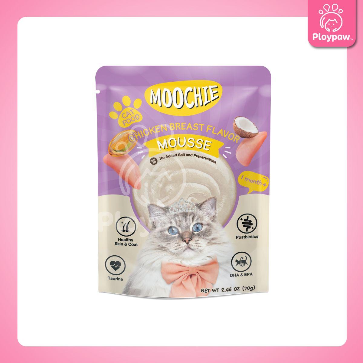[ยกโหล 12 ซอง] Moochie Pouch มูชี่ อาหารเปียกแมว เพาซ์ 70 กรัม(g.)