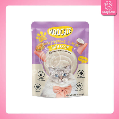 [ยกโหล 12 ซอง] Moochie Pouch มูชี่ อาหารเปียกแมว เพาซ์ 70 กรัม(g.)