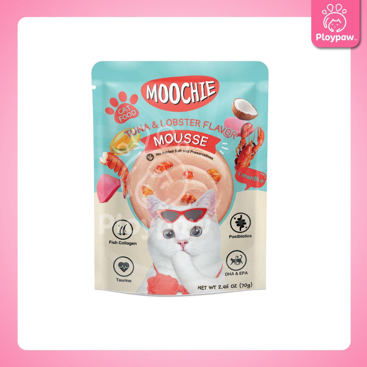[ยกโหล 12 ซอง] Moochie Pouch มูชี่ อาหารเปียกแมว เพาซ์ 70 กรัม(g.)